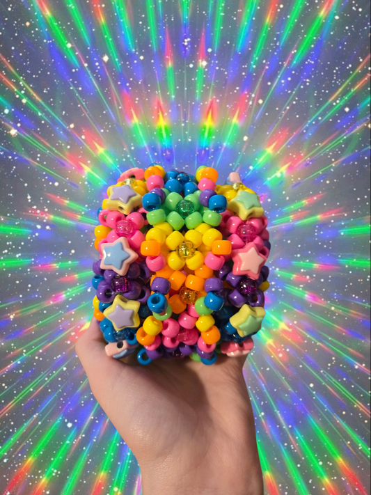 Rainbow tiedye kandi rotator cuff