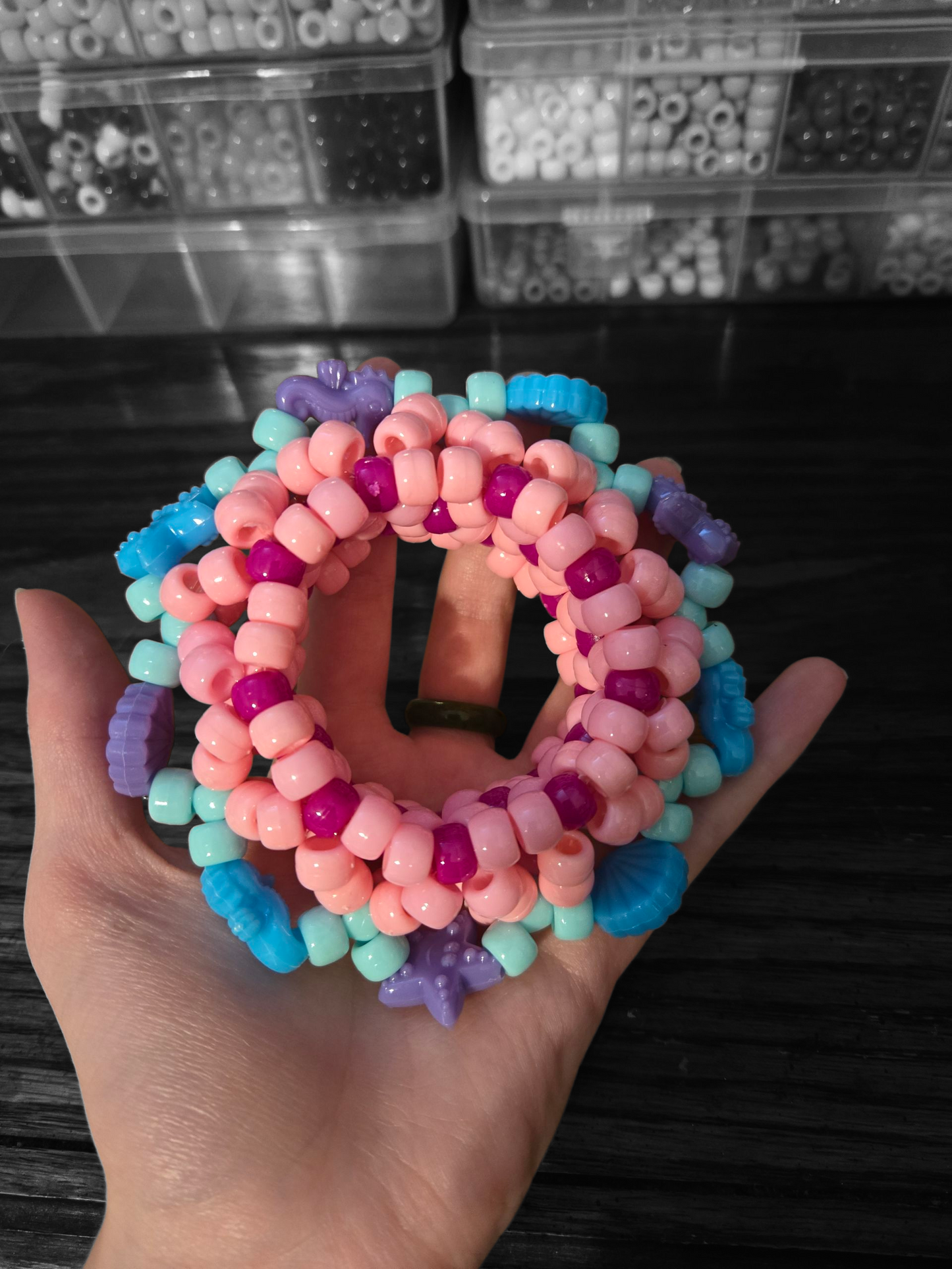 Mini ocean UFO cuff