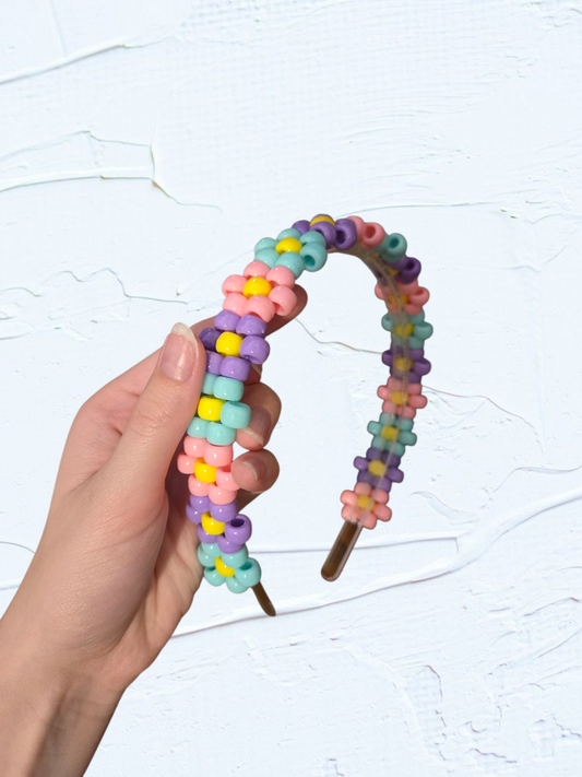 Kandi flower headband