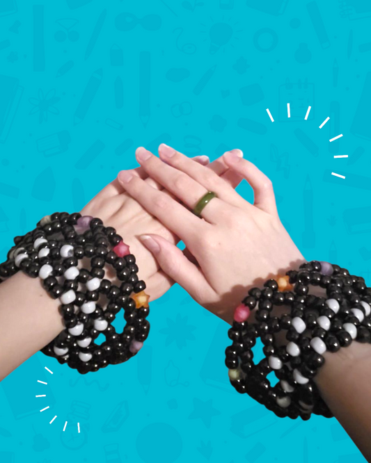 Kandi frill cuffs